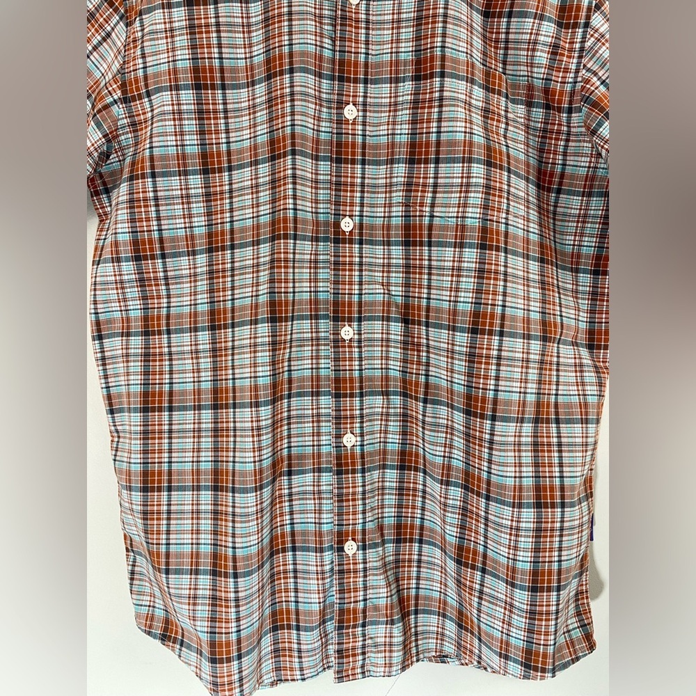 Patagonia Men’s Organic Cotton Shirt Size M Plaid Short-Sleeve Button-Up - Picture 5 of 9